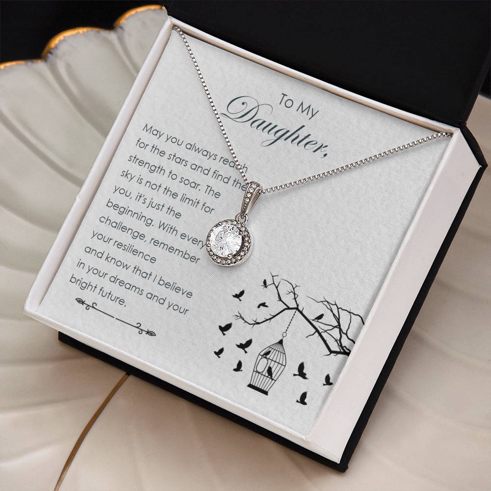 To My Daughter - Reach For The Stars - Eternal Hope Necklace