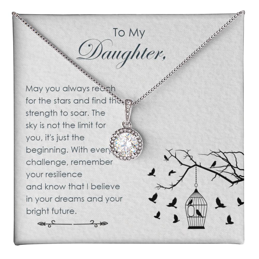To My Daughter - Reach For The Stars - Eternal Hope Necklace